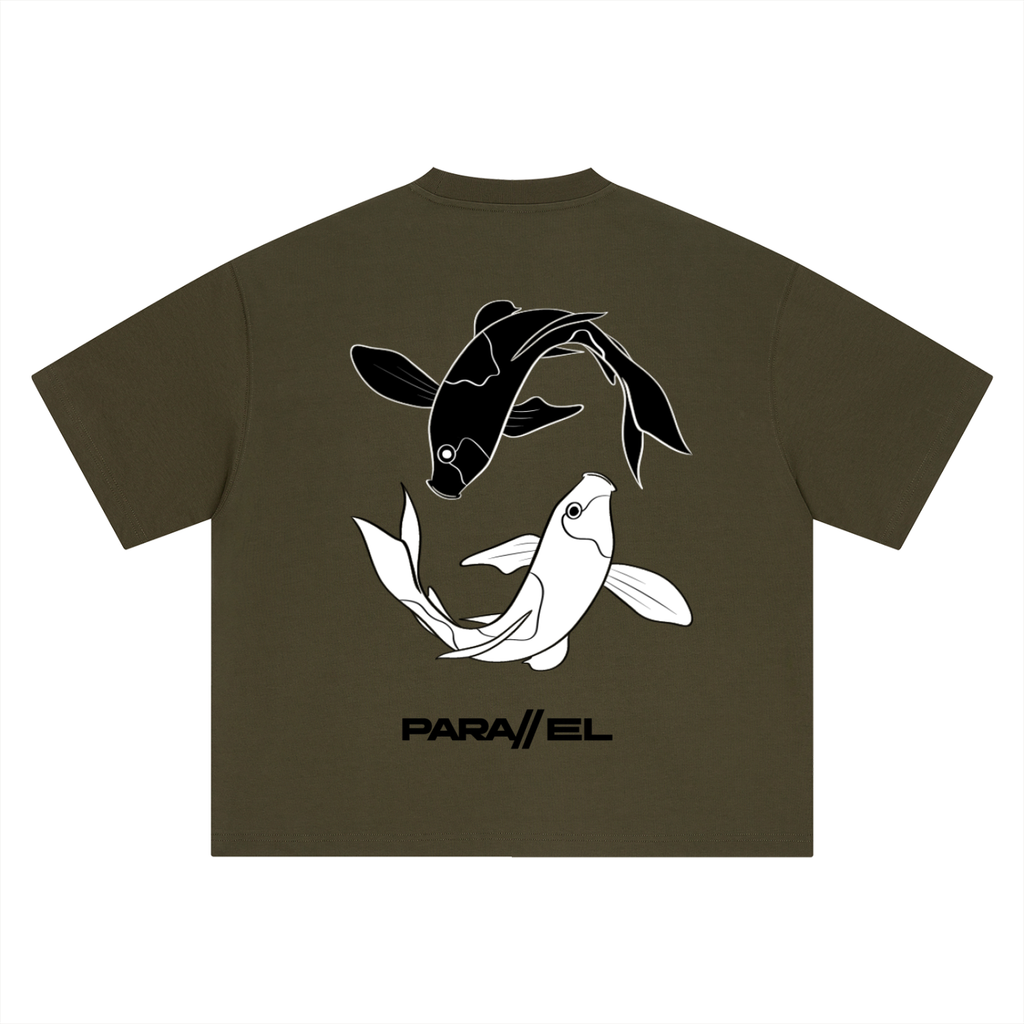 Shirt,Baggy,Boxy,Koi