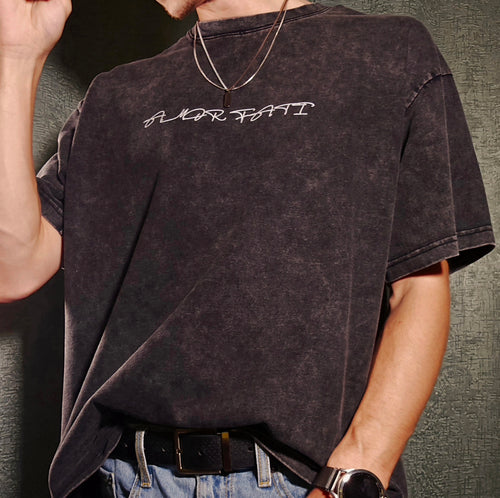 Amor Fati Oversized Tee (Negative)
